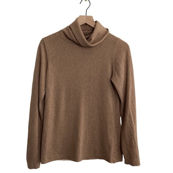 Mantovani Studios Women’s 100% Italian Cashmere Turtleneck Sweater – Size Medium - Picture 1 of 7
